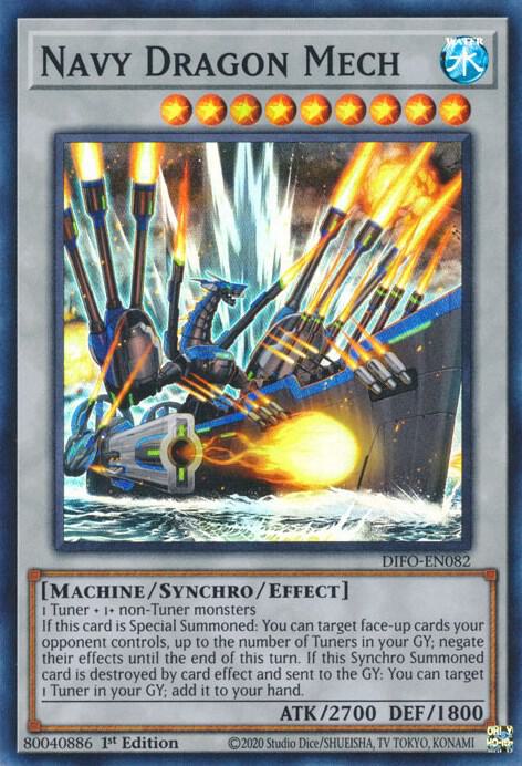 Navy Dragon Mech DIFO-EN082 (Dimension Force)  - 1st Edition