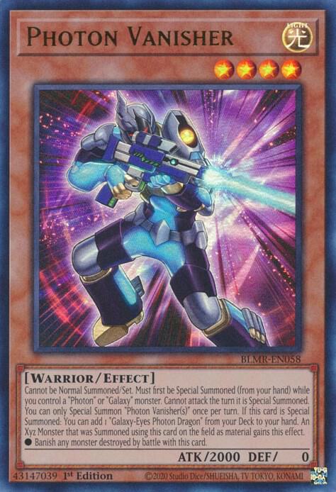 Photon Vanisher BLMR-EN058 (Battles of Legend: Monstrous Revenge)  - 1st Edition