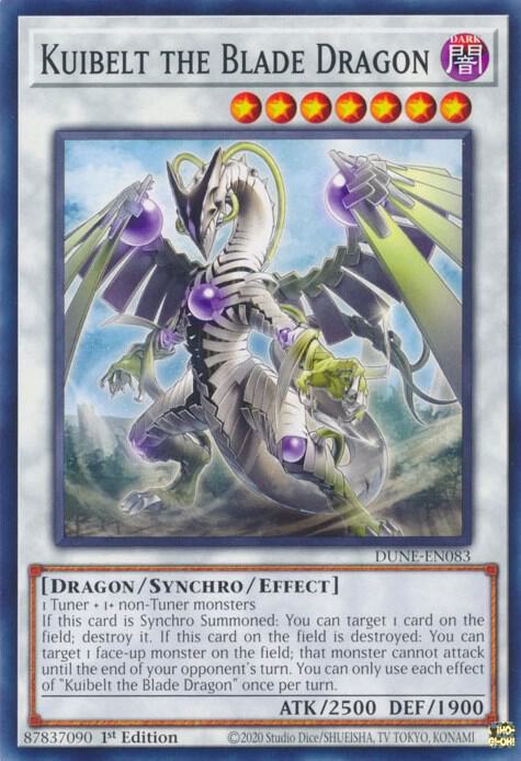 Kuibelt the Blade Dragon DUNE-EN083 (Duelist Nexus)  - 1st Edition
