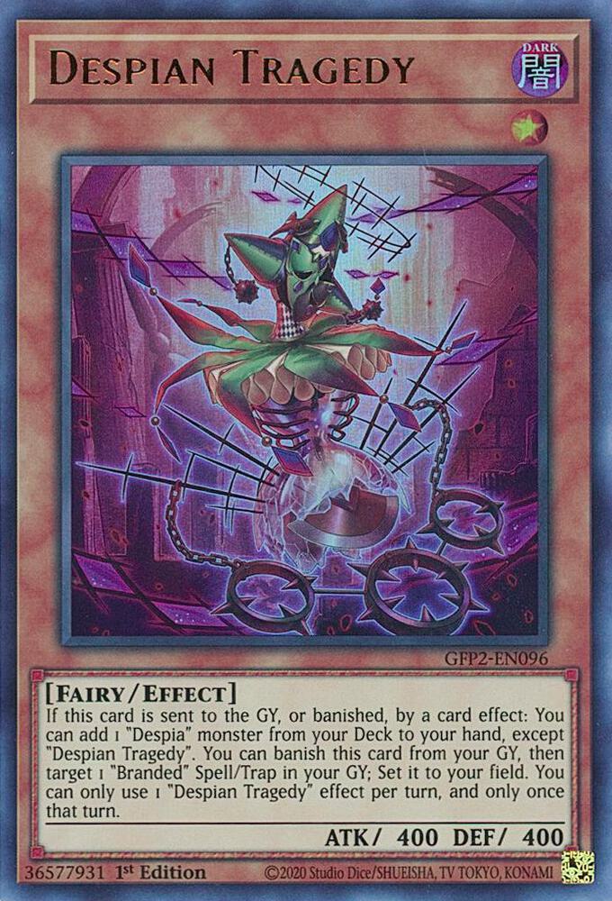 Despian Tragedy GFP2-EN096 (Ghosts From the Past: The 2nd Haunting)  - 1st Edition
