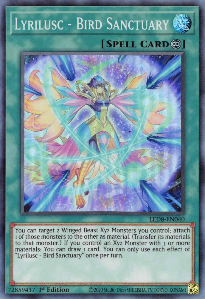 Lyrilusc - Bird Sanctuary LED8-EN040 (Legendary Duelists: Synchro Storm)  - 1st Edition