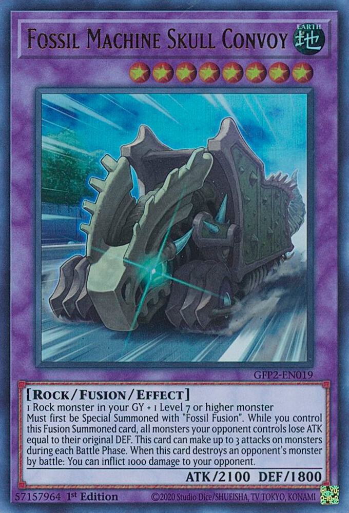Fossil Machine Skull Convoy GFP2-EN019 (Ghosts From the Past: The 2nd Haunting)  - 1st Edition