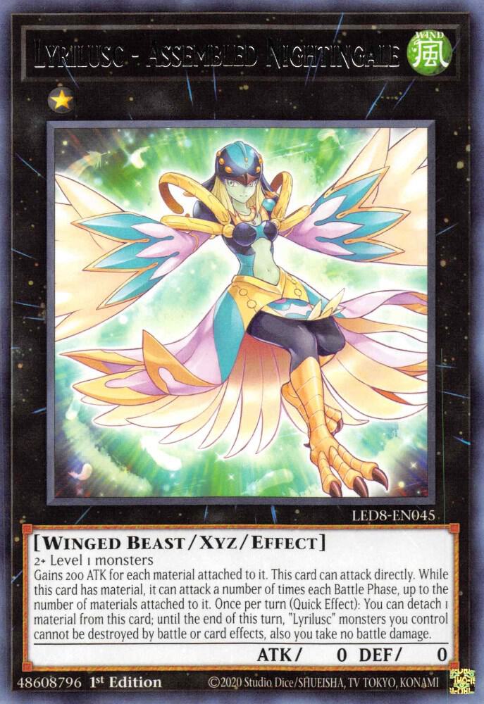 Lyrilusc - Assembled Nightingale LED8-EN045 (Legendary Duelists: Synchro Storm)  - 1st Edition
