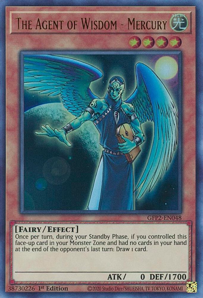 The Agent of Wisdom - Mercury GFP2-EN048 (Ghosts From the Past: The 2nd Haunting)  - 1st Edition