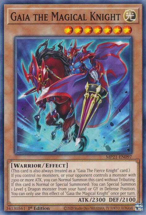 Gaia the Magical Knight MP21-EN097 (2021 Tin of Ancient Battles)  - 1st Edition