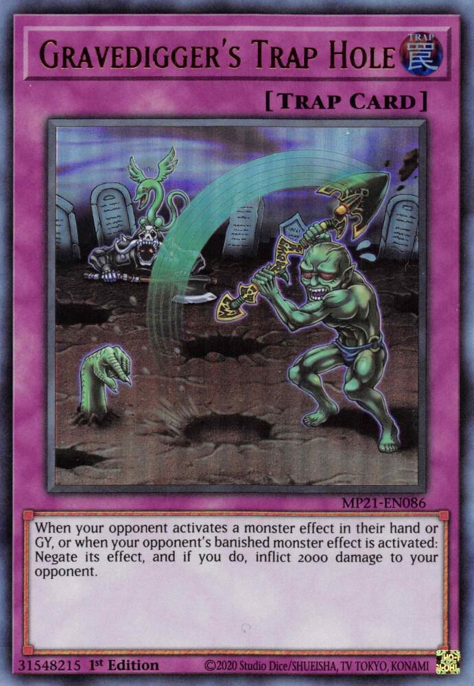 Gravediggers Trap Hole MP21-EN086 (2021 Tin of Ancient Battles)  - 1st Edition