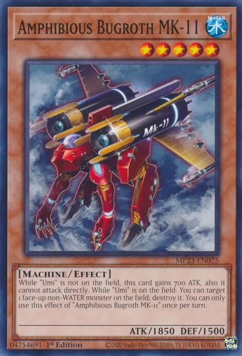 Amphibious Bugroth MK 11 MP23-EN075 (25th Anniversary Tin: Dueling Heroes Mega Pack)  - 1st Edition