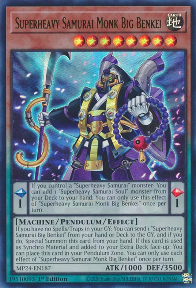 Superheavy Samurai Monk Big Benkei MP24-EN187 (25th Anniversary Tin: Dueling Mirrors)  - 1st Edition