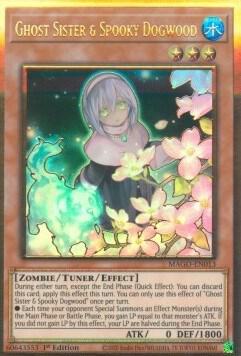 Ghost Sister and Spooky Dogwood Alternate Art MAGO-EN013 (Maximum Gold)  - 1st Edition
