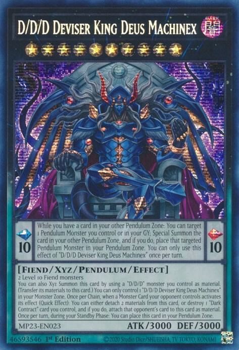 D D D Deviser King Deus Machinex MP23-EN023 (25th Anniversary Tin: Dueling Heroes Mega Pack)  - 1st Edition