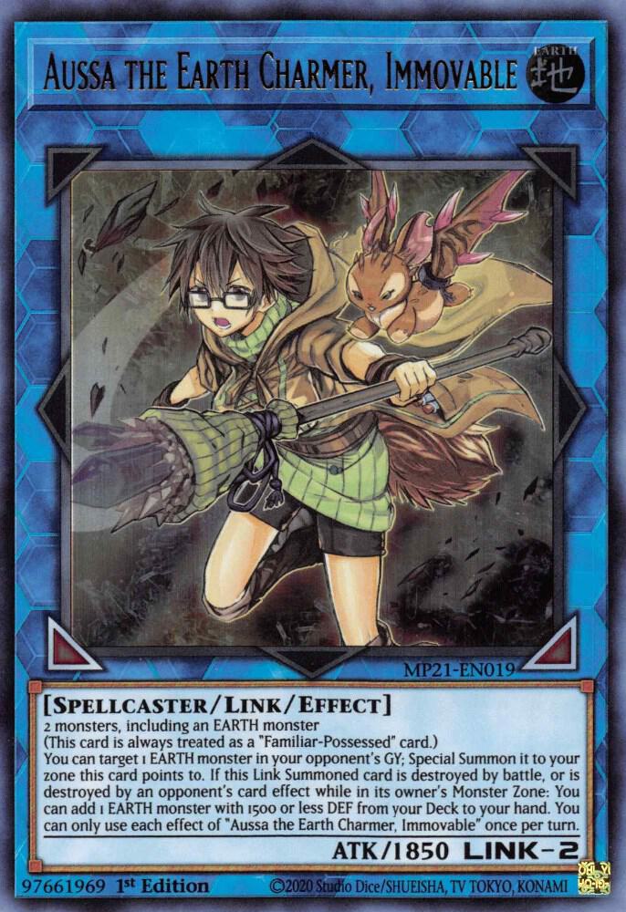 Aussa the Earth Charmer Immovable MP21-EN019 (2021 Tin of Ancient Battles)  - 1st Edition