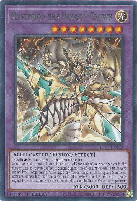 Mysterion the Dragon Crown JUSH-EN013 (Justice Hunters)  - 1st Edition