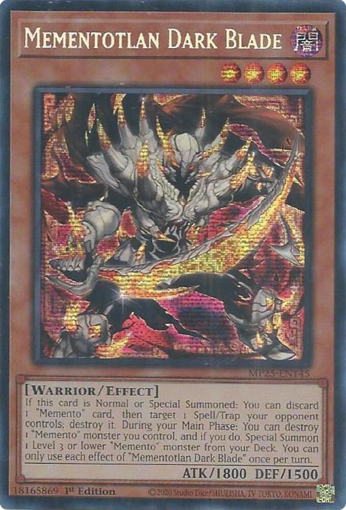 Mementotlan Dark Blade MP25-EN145 (2025 Mega-Pack)  - 1st Edition