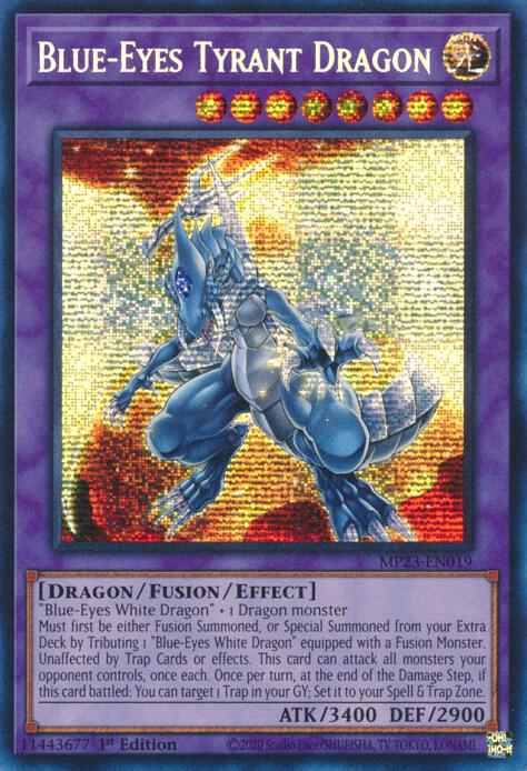 Blue Eyes Tyrant Dragon MP23-EN019 (25th Anniversary Tin: Dueling Heroes Mega Pack)  - 1st Edition