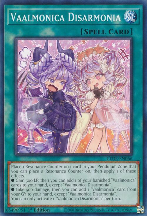 Vaalmonica Disarmonia LEDE-EN066 (Legacy of Destruction)  - 1st Edition