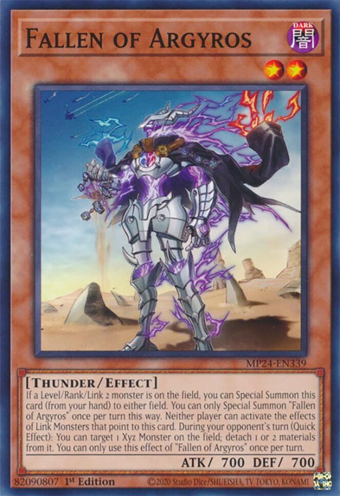 Fallen of Argyros MP24-EN339 (25th Anniversary Tin: Dueling Mirrors)  - 1st Edition