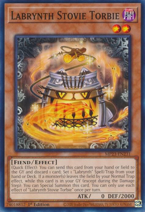 Labrynth Stovie Torbie MP23-EN231 (25th Anniversary Tin: Dueling Heroes Mega Pack)  - 1st Edition