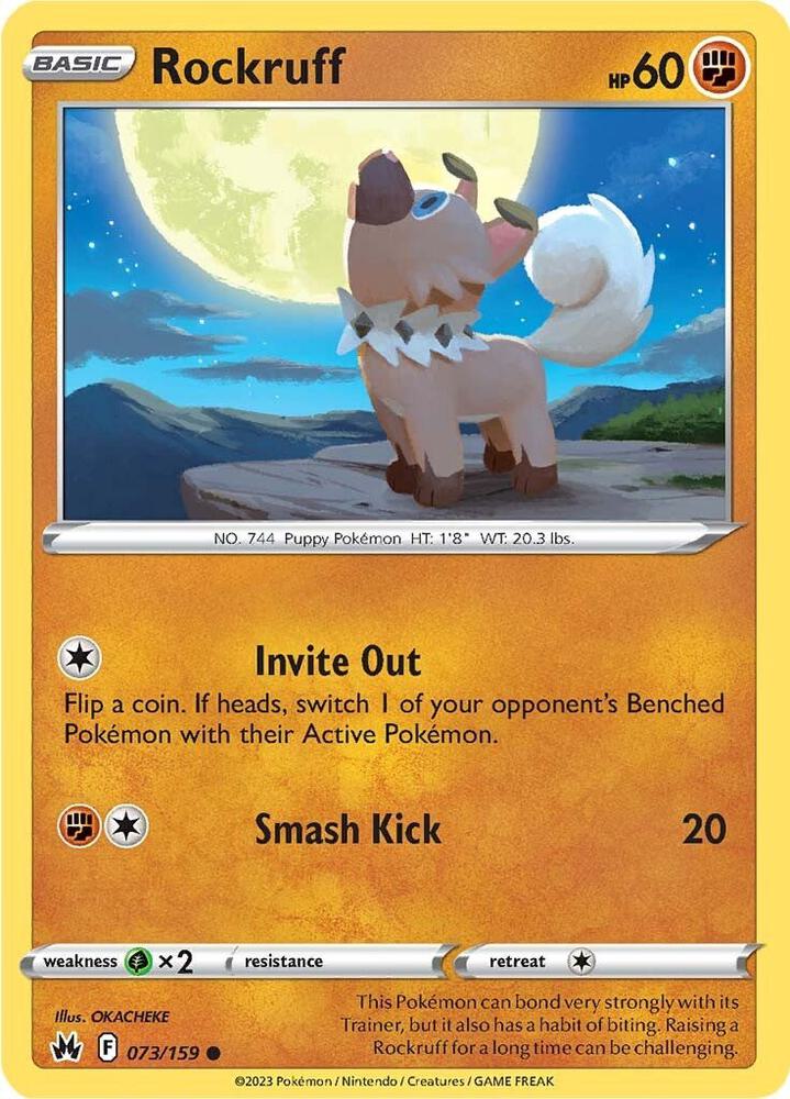 Rockruff 073/159 (SWSH: Crown Zenith) 