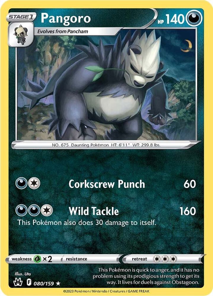 Pangoro 080/159 (Crown Zenith) 