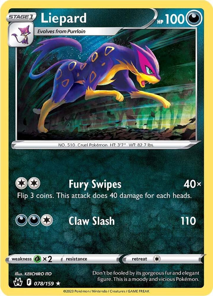 Liepard 078/159 (Crown Zenith) 