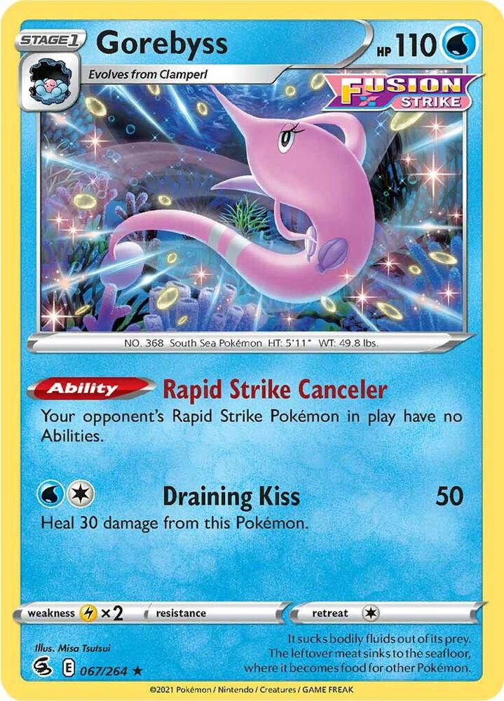Gorebyss 067/264 (SWSH08: Fusion Strike) 