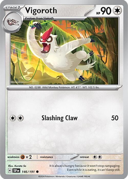 Vigoroth 146/191 (SV08: Surging Sparks) 