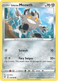 Galarian Meowth 112/185 (SWSH04: Vivid Voltage) 