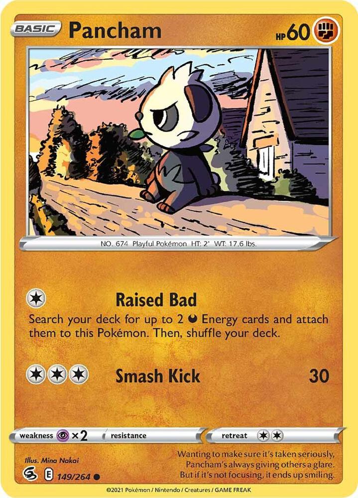 Pancham 149/264 (SWSH08: Fusion Strike) 
