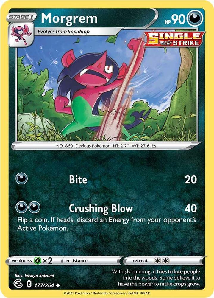 Morgrem 177/264 (SWSH08: Fusion Strike) 