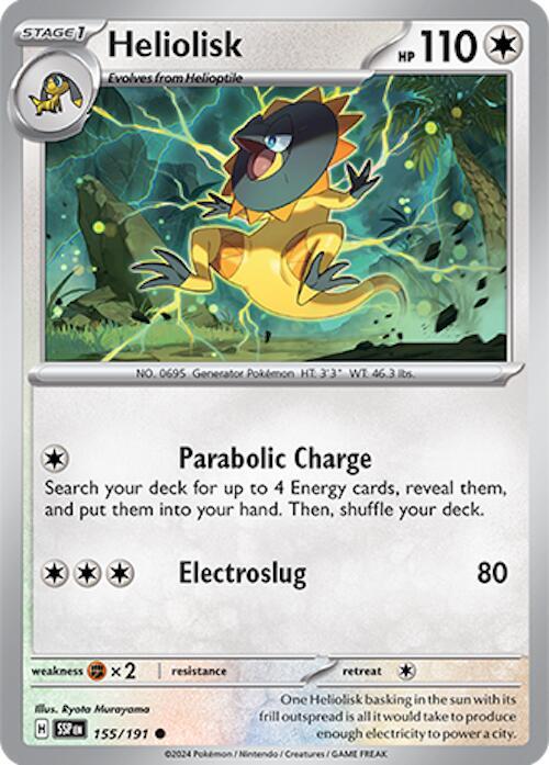 Heliolisk 155/191 (SV08: Surging Sparks) 