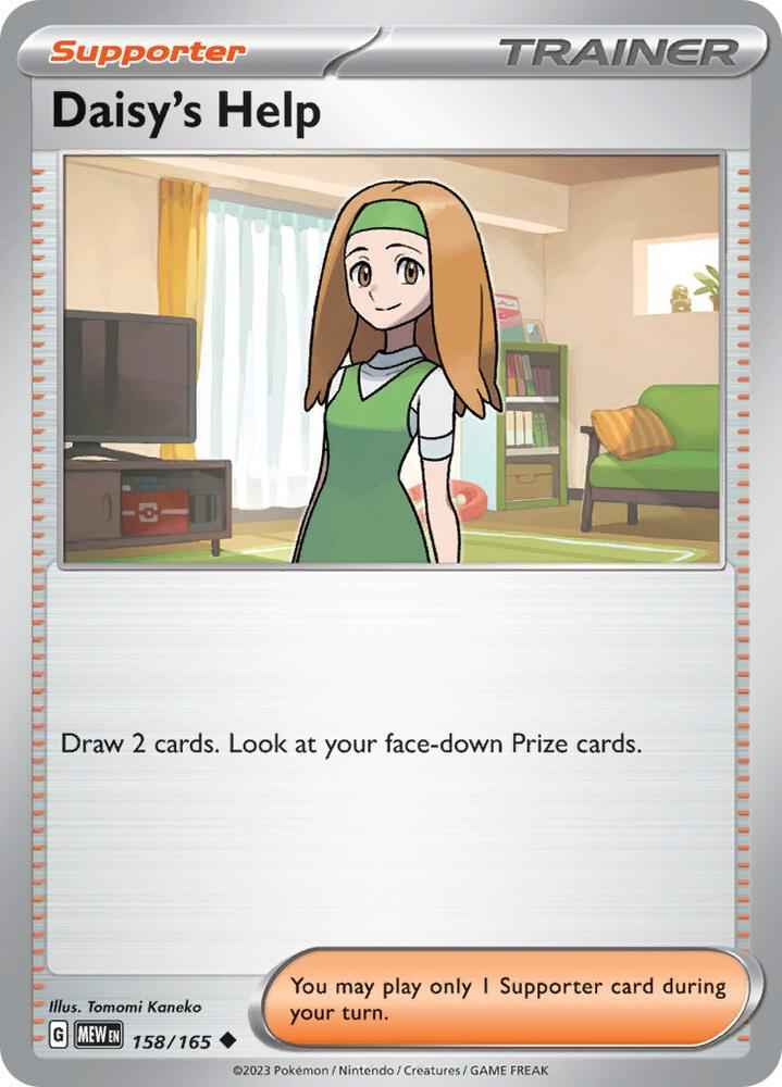 Daisy's Help 158/165 (SV: Scarlet & Violet 151)
