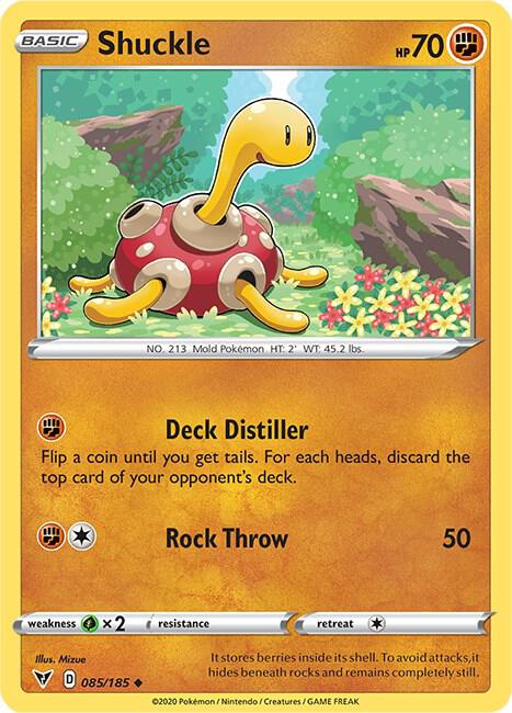 Shuckle 085/185 (SWSH04: Vivid Voltage) 
