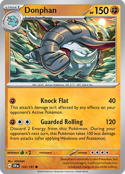Donphan 103/191 (SV08: Surging Sparks) 