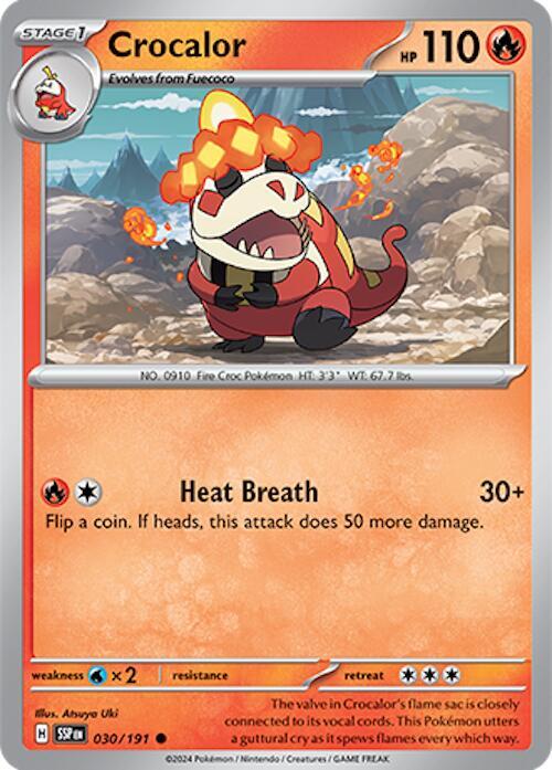 Crocalor 030/191 (SV08: Surging Sparks) 