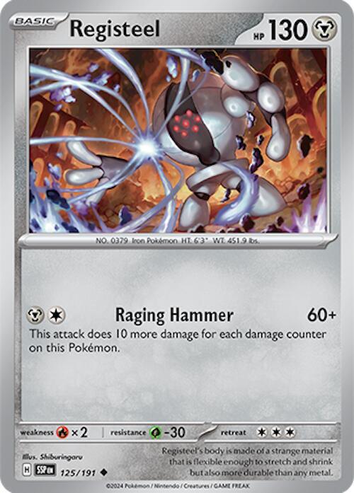Registeel 125/191 (SV08: Surging Sparks) 