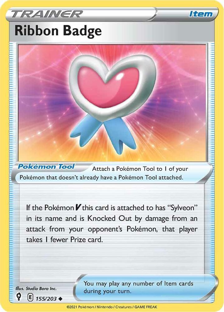 Ribbon Badge 155/203 (SWSH07: Evolving Skies) 