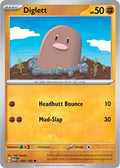Diglett 050/165 (SV: Scarlet & Violet 151) 