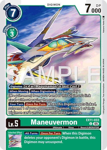 Maneuvermon EX11-033 U (Dawn of Liberator) 