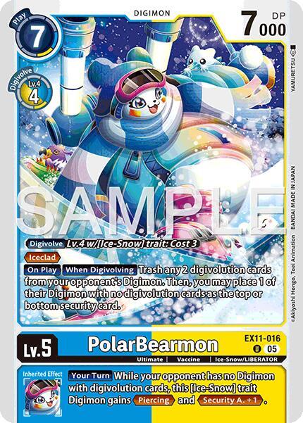 PolarBearmon EX11-016 U (Dawn of Liberator) 