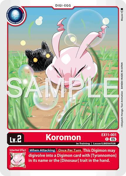 Koromon EX11-001 C (Dawn of Liberator) 