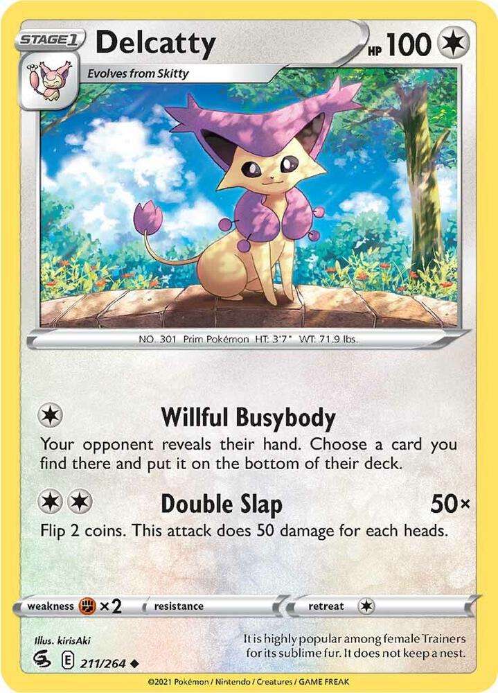 Delcatty 211/264 (SWSH08: Fusion Strike) 