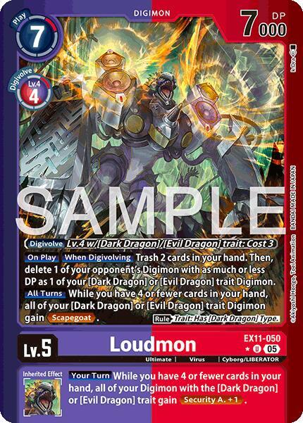 Loudmon Limited Foil EX11-050 U (Dawn of Liberator)  - Foil