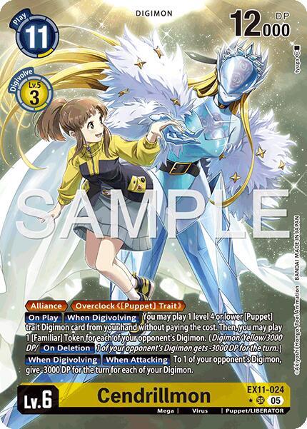 Cendrillmon Alternate Art EX11-024 SR (Dawn of Liberator)  - Foil