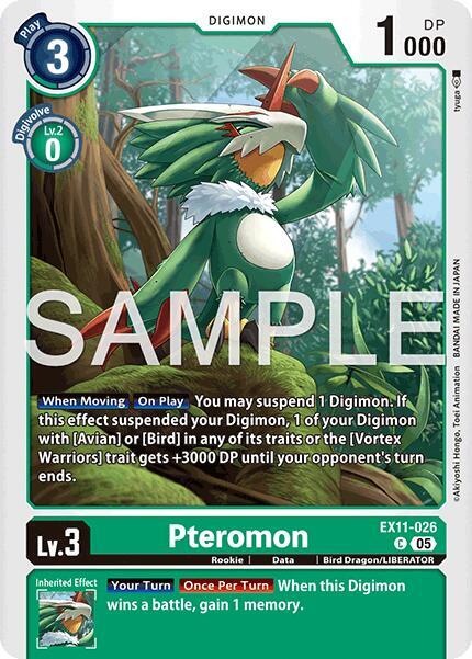 Pteromon EX11-026 C (Dawn of Liberator) 
