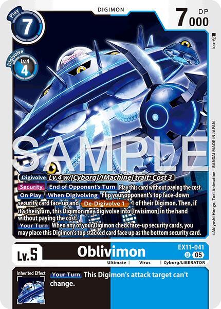 Oblivimon EX11-041 U (Dawn of Liberator) 