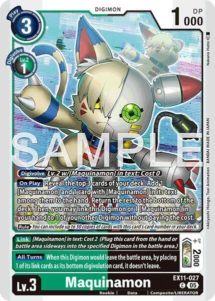 Maquinamon EX11-027 C (Dawn of Liberator) 