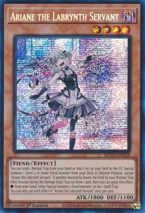 Ariane the Labrynth Servant MP23-EN228 (25th Anniversary Tin: Dueling Heroes Mega Pack)  - 1st Edition