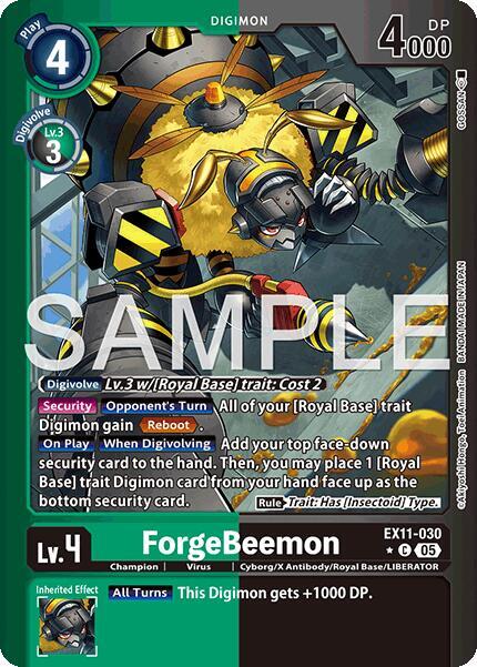 ForgeBeemon Limited Foil EX11-030 C (Dawn of Liberator)  - Foil