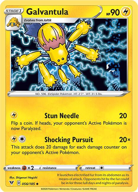 Galvantula 056/185 (SWSH04: Vivid Voltage) 