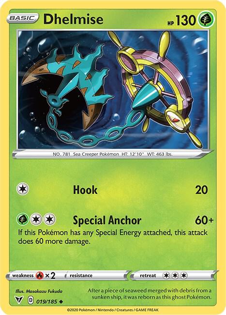 Dhelmise 019/185 (SWSH04: Vivid Voltage) 
